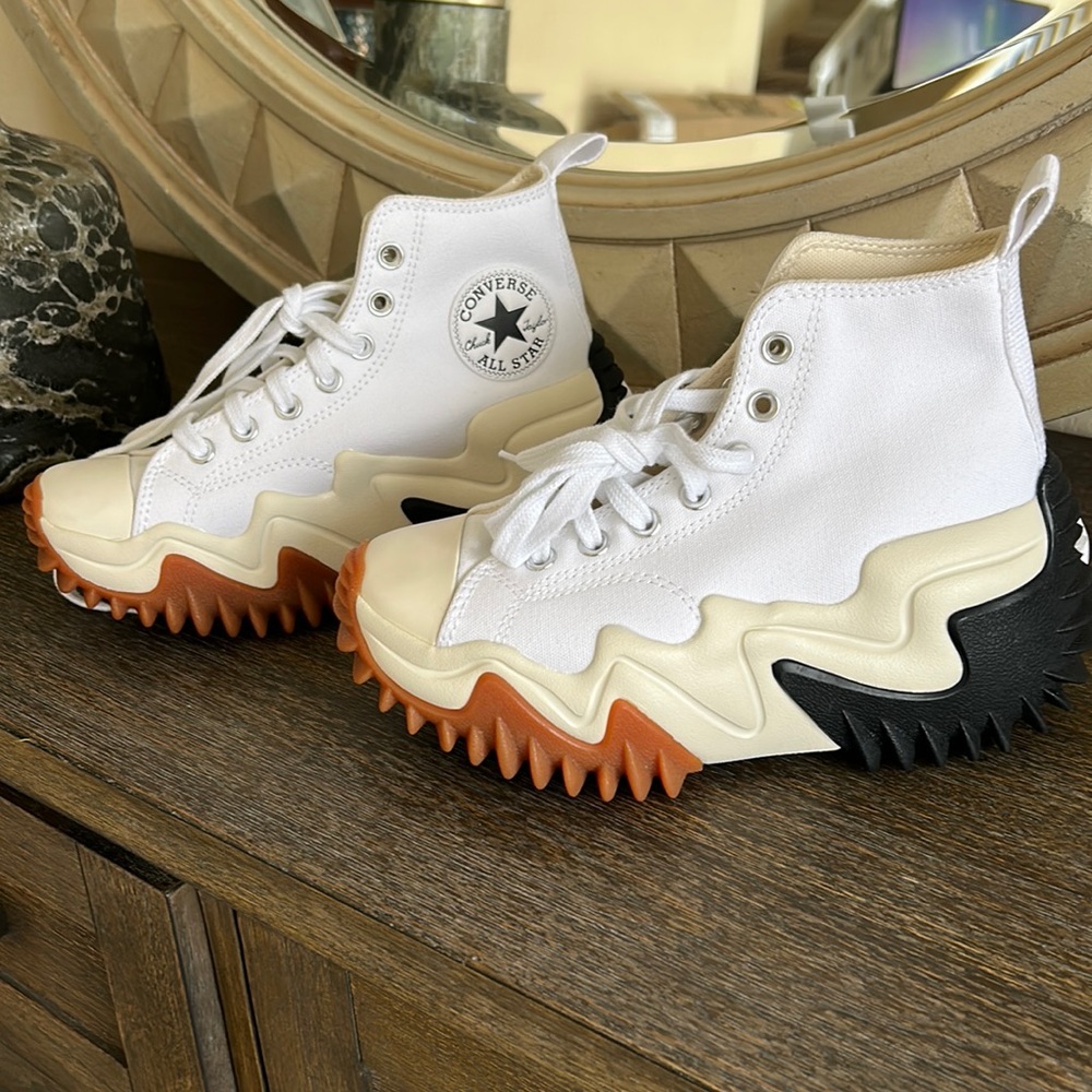 Coverse high top shoe